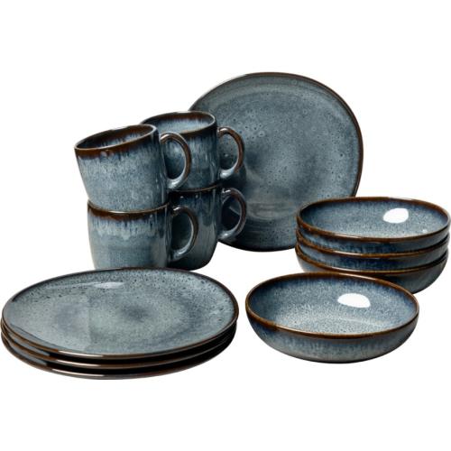 Breakfast Set, 12 pcs. Lave gris Villeroy & Boch