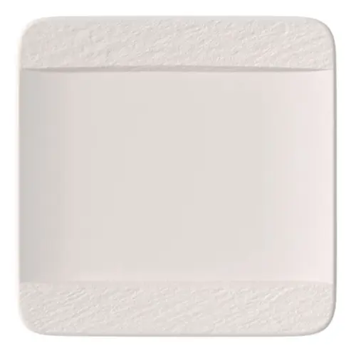Тарелка обеденная 28 x 28 cm квадратная Manufacture Rock Blanc Villeroy & Boch