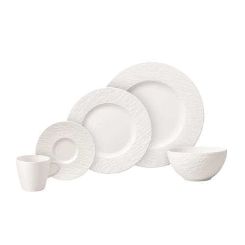Комплект посуды на 4 перс. 20 шт. Manufacture Rock Blanc Villeroy & Boch