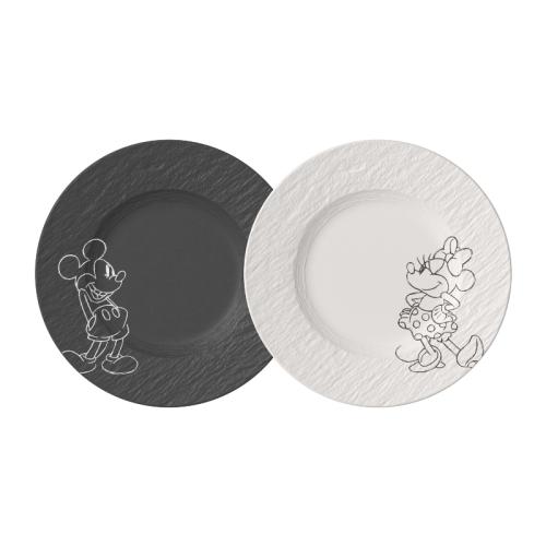 Brokastu šķīvis, komplekts 2 gab. 22 cm Manufacture Rock - Mickey Mouse Villeroy & Boch