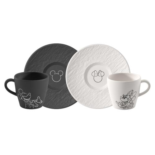 Apakštase kafijas/tējas tasei, komplekts 4 gab. 23 cm Manufacture Rock - Mickey Mouse Villeroy & Boch
