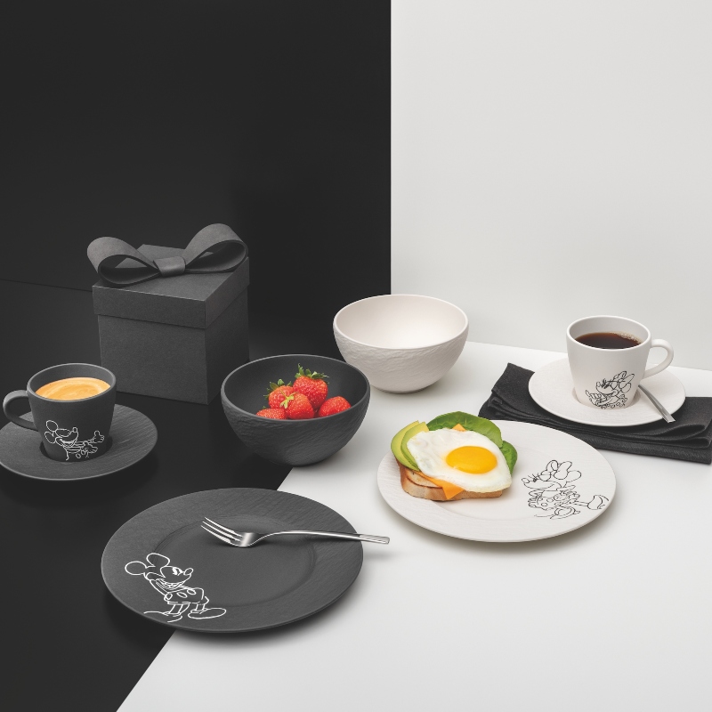 Brokastu komplekts 2 pers. / 8 gab. Manufacture Rock - Mickey Mouse Villeroy & Boch 2
