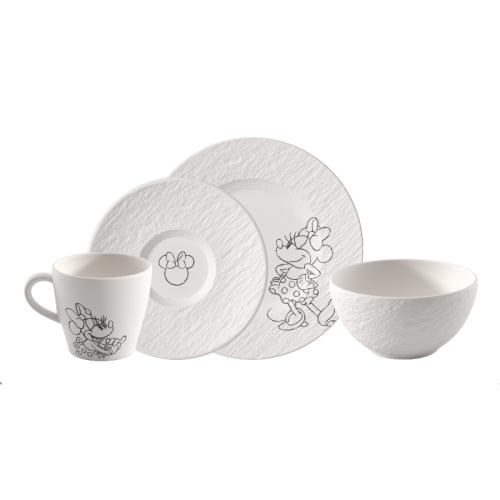 Brokastu komplekts 1 pers. / 4 gab. Manufacture Rock - Mickey Mouse Villeroy & Boch
