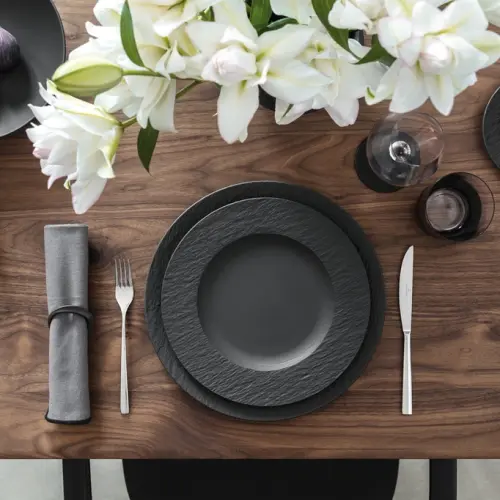 Тарелка обеденная 27 cm Manufacture Rock Villeroy & Boch