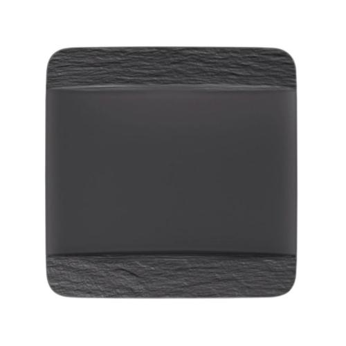 Тарелка обеденная 28 x 28 cm квадратная Manufacture Rock Villeroy & Boch
