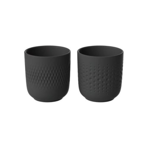 Collier noir, Mug, set 2 pcs. 0,29 l Manufacture Rock Villeroy & Boch