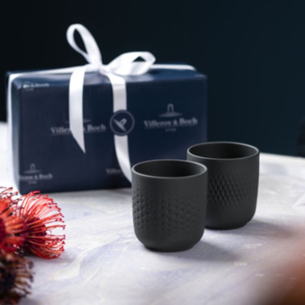 Collier noir, Mug, set 2 pcs. 0,29 l Manufacture Rock Villeroy & Boch 3