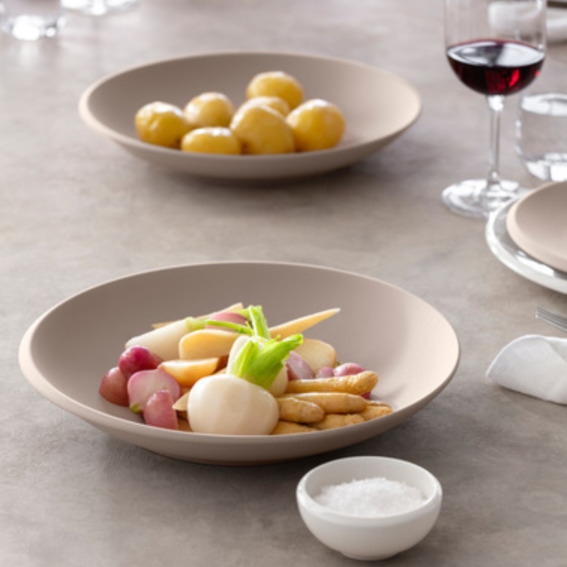 Beige, Bowl flat 25 cm NewMoon Villeroy & Boch 3