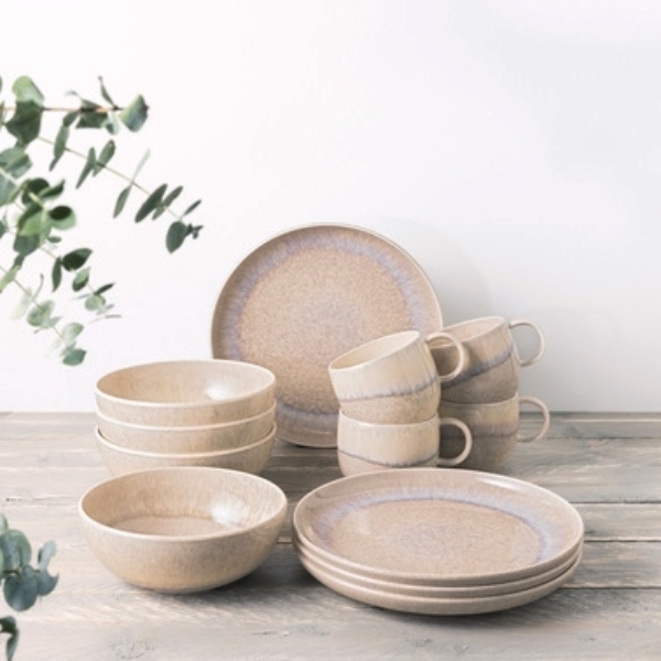 Breakfast Set 4 pers. 12 pcs., Sand Perlemor Sand Villeroy & Boch 3