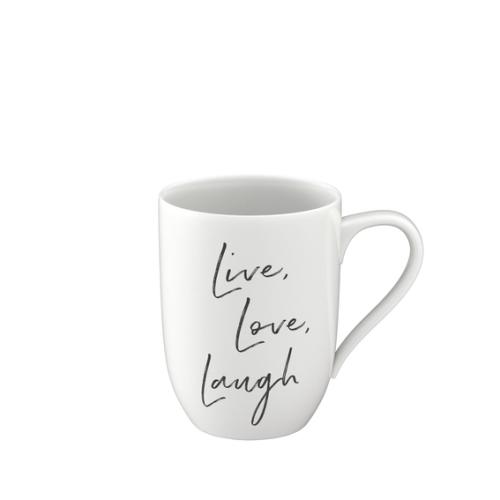 Krūze 0,34 l, Live Love Laugh