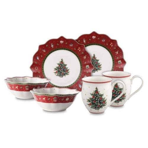 Комплект посуды для завтрака на 2 перс., 6 шт., красный Toy's delight Villeroy & Boch