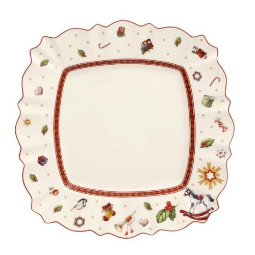 Тарелка обеденная квадратная 28 cm, белая Toy's delight Villeroy & Boch