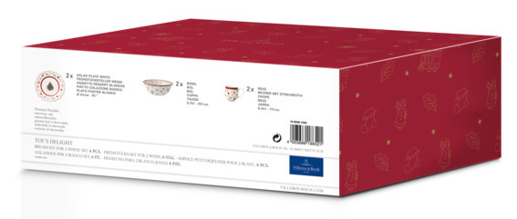 Breakfast for 2 pers., set 6 pcs., white Toy's delight Villeroy & Boch 4