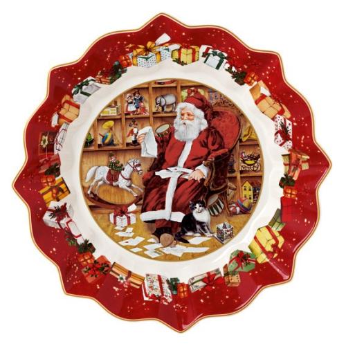 Bowl large 0,43 l, Santa reads wish lists