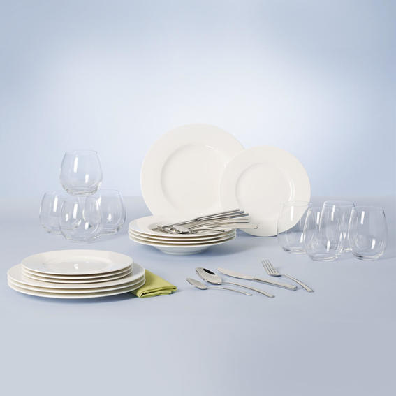 4 Friends Set 4 pers. 36 pcs. Wonderful World White Villeroy & Boch 3