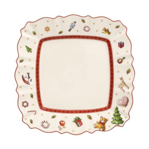 Тарелка салатная / десертная, квадратная 22 cm, белая Toy's delight Villeroy & Boch
