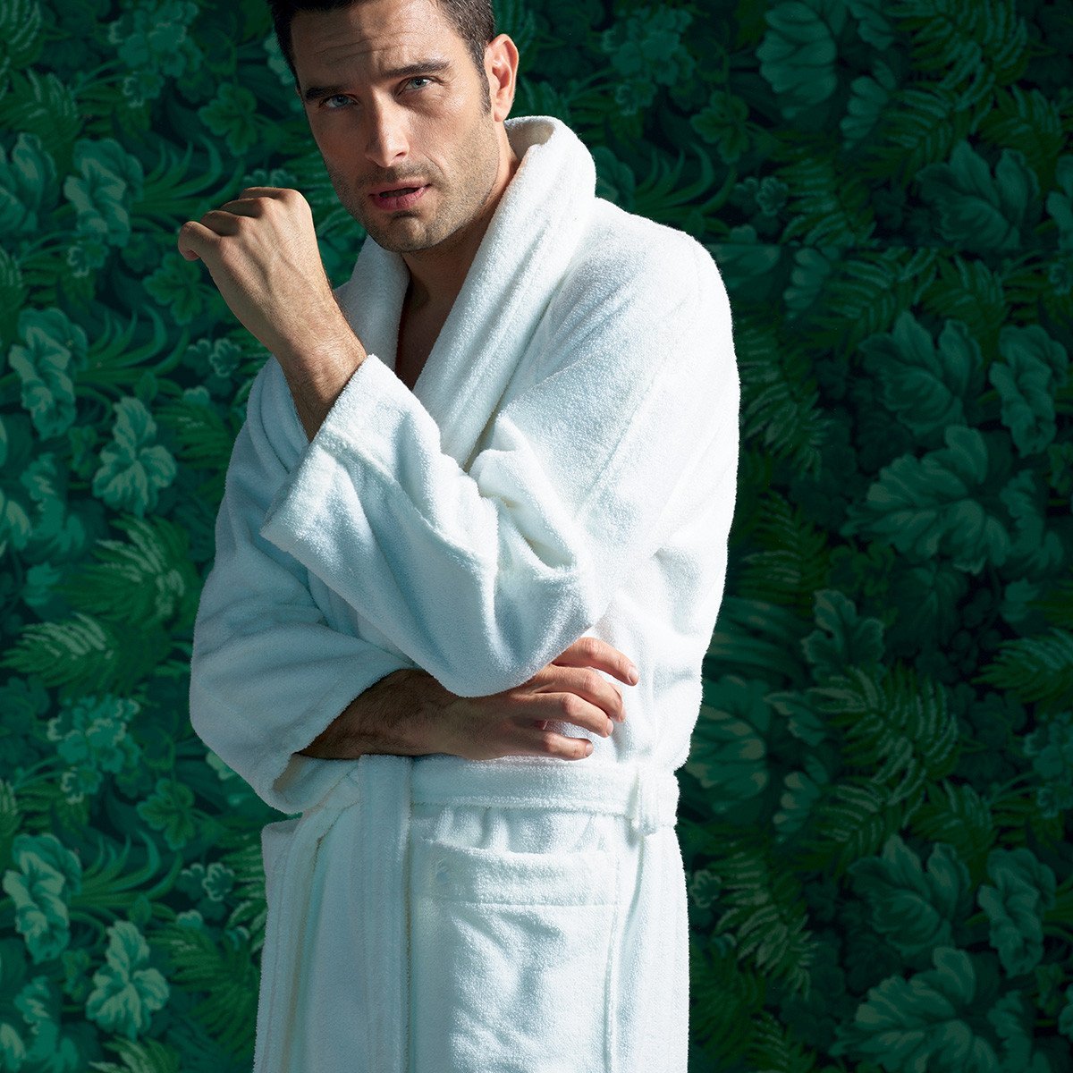 Bathrobe, Blanc ETOILE Yves Delorme 2