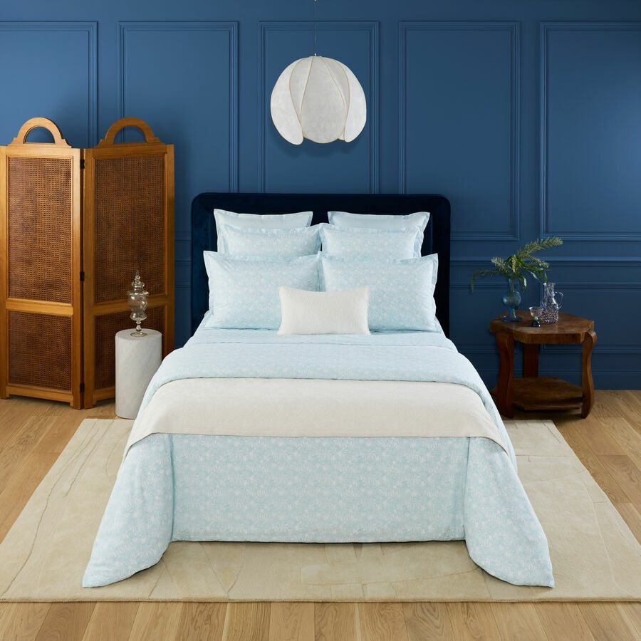 Pillow case, Aqua Capri Yves Delorme 5