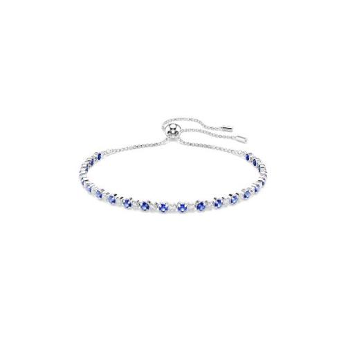 Bracelet, Mixed round cuts, Pink, Rhodium plated Matrix Swarovski