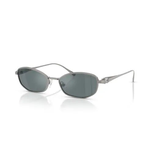 Sunglasses, Pillow shape, SK7042, Silver tone Millenia Swarovski